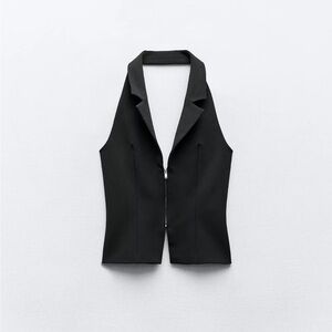 Zara Black Sleeveless Top